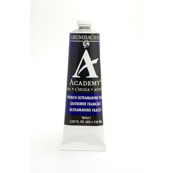 Grumbacher Academy Oil Paint, 150 ml/5.07 oz, French Ultramarine Blue
