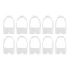 10pcs Dental Teeth Grinding Guards, Dental Night Guard Rubber, Mouth Guard, Mouth Protection Clenching Guard for Grinding Teeth Grind No More Night Guard
