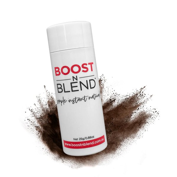 Boost N Blend Scalp Concealer, Hair Powder, Female Hair Fibers for Thinning Hair & Visible Scalp - Hair Volumizer for Women (25g/0.88oz) – The Only Female Cotton Hair Fiber