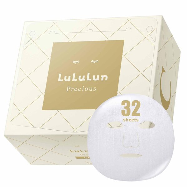 Lululun 32pc Face Sheet Masks for Skin Care & Clear, Hydrating & Moisturizing Anti-aging Facial Sheet Mask Pack Beauty Set - PRECIOUS WHITE