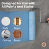 Mister Rui 9 Inch Microfiber Roller Covers 3-Pack, 3/8" Nap Sleeves for Walls & Ceilings, Reusable Paint Rollers for Smooth Finish
