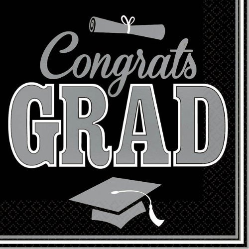 Amscan Graduating Class Beverage Napkins (16ct)