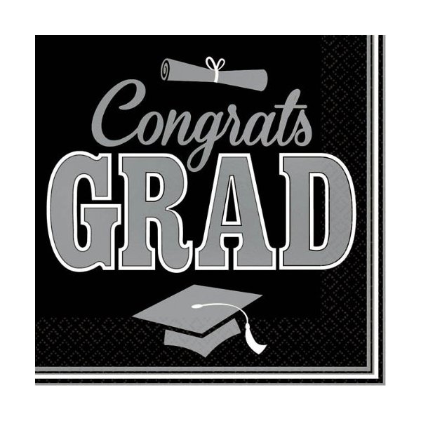 Amscan Graduating Class Beverage Napkins (16ct)