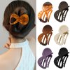 YONOY 6 Pcs French Concord Flat Hair Clips for Women, Curved Hair Claw Clips Alligator Hair Barrettes Volume for Thick Thin Curved Hair No Slip Grip Strong Hold Banana Hair Styling Hair Accessories