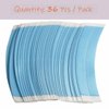 FeiHong 36 Pcs Lace Front Tape for Wigs, Waterproof Double Sided Strong Adhesive Wig Glue for Hairpieces Toupee and Hair Extensions