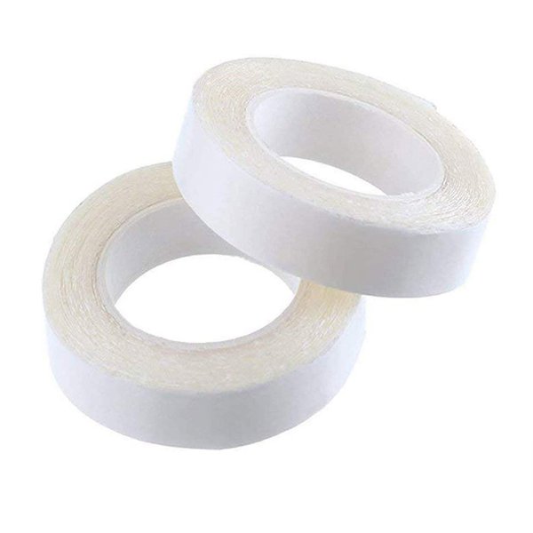 Medsuo 2 Rolls Total 6 Meters Wig Tape Hair Extension Tape Tabs Double Sided Adhesive for Hair Weft Replacement (1cm x 3M/Roll)