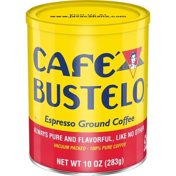 Café Bustelo Espresso Dark Roast Ground Coffee, 10 Ounces