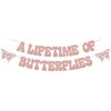 A Lifetime of Butterflies Banner, Butterfly Bridal Shower Decorations, Butterfly Theme Wedding Bachelorette Party Decorations, Butterfly Themed Engagement Party Supplies