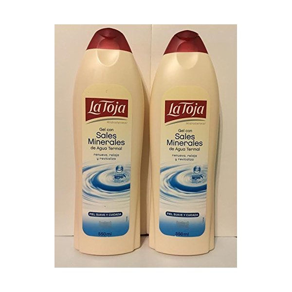 La Toja Shower Gel with Mineral Salts 550ml (PACK OF 2)