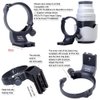 iShoot Metal Lens Collar Tripod Mount Ring Compatible with Sony FE 70-200mm F4 Macro G OSS II, Lens Support Holder Bracket Bottom Arca-Swiss Fit Quick Release Plate for Arca Clamp Head & Stabilizer