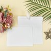 RINRDA 4x6 White Envelopes For Invitation,White A6 envelope 4.75 x 6.5 inch, 4X6 Envelopes for A6 cards,Self Seal envelopes for weddings, greeting cards,baby shower,photos,birthday (White)