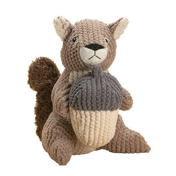 Patchwork Pet Merle The Squirrel Premium Dog Toy Plush Detachable 2 in 1 Small
