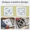 MWYZGMOLD Concrete Hollow Brick Mold,Concrete Wall Block Molds,Easy Demolding Concrete Molds,Lightweight Reusable Cement Block Molding Tool for Construction,Landscaping and Road Projects(brick2085)
