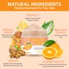 Vitamin C Face Scrub, Exfoliating Facial Wash with Retinol, Face Scrub,Facial Exfoliating Scrub, Facial Scrubs for Women,Deep Cleansing Face Wash Cleanser for Women Men
