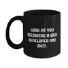 Look at You Becoming a Web Developer and Shit. 11oz 15oz Mug, Web developer Present From Friends, Inspire Cup For Colleagues, Web developer cup, Coffee mug, Web designer mug, Gift for web developer,