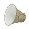 Aspen Creative 30069-2A, Bell Clip-On Chandelier Lamp Shade, Light Gold, 3" Top x 6" Bottom x 5" Slant Height, Set of 2