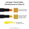 TKB Lip Liquid Color | Liquid Lip Color for TKB Gloss Base, DIY Lip Gloss, Pigmented Lip Gloss and Lipstick Colorant, Moisturizing, Made in USA (1floz (30ml), Precise Yellow)
