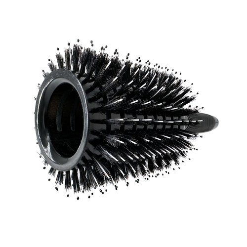Phillips Brush Luxe Monster Vent 2 Poly-Tipped Professional Hair Brush (4” Diameter Barrel) – Black & Gold Vented Hairbrush, Mixed Boar Hair & Poly-Tipped Nylon Bristles