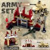 Sluban WW2 Series, Military Building Set Army Toy, Scale Model Kit, with 4 Military Soldier Minifigures, Tank, Motorcycle, Ideal Gifts for Boys Aged, Compatible with Lego Military Set, 479 PCS
