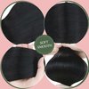 Black Clip in Hair Extensions Real Human Hair Straight Clip in Extensions Natural Black Hair Extensions Clip in Human Hair 7pcs 14 Inch 120g Hair Extensions Double Weft Clip in Extensions