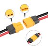 YACSEJAO XT60 Extension Cable 3.9FT/1.2M 16AWG XT60 Male to Female Connector for RC Lipo Battery Remote Control FPV Drone