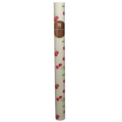 Gift Wrap - Cherries - Pink on Cream