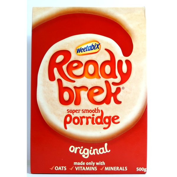 Ready Brek Instant Porridge milled oats Mix. Just add hot milk and serve 450g / 15.9oz British breakfast cereal box