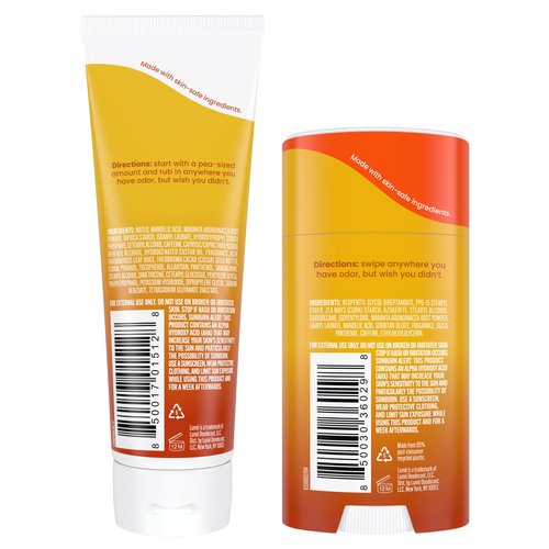 Lume Whole Body Deodorant - Invisible Cream Tube and Solid Stick - 72 Hour Odor Control - Aluminum Free, Baking Soda Free, Skin Safe - 3.0 Ounce 2.6 Ounce Bundle (Toasted Coconut)