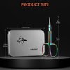BEZOX Curved Cuticle Scissors - Precision Manicure Scissor Nail Cuticle Trimmer, Professional Stainless Steel Nail Scissors for Cuticle Care, Cuticle Cutter Small Scissors for Women - Rainbow