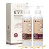Well's Oil Fermented Rice Moisturizing Shampoo & Conditioner Set (8 fl. oz. x 2ea) | Nourishing & Moisturizing | For All Hair Types