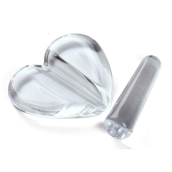 1 Set Acrylic Professional Embossed Mold Nail Art Tools Heart Shape Nail Art Equipments Metal Frame Bending Curve Shaping Press Tools for Nail Salon and Home Nail Art Decors Design, Clear