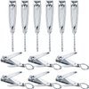 Stainless Nail Clippers Set Fingernail Clippers and Toenail Clippers Nail Cutter Tool Set for Kids, Men, Women (12 Pieces, Fingernail Clipper Set)