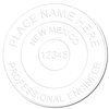 Professional Engineer Seal for New Mexico, Grey Soft Seal, 1-1/2 Seal Reach, State Board Approved, Soft Grip for Comfort, Portable and Easy to Use
