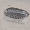 Clear Crystal Quartz Stone Hair Comb