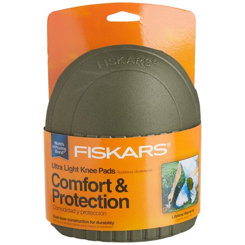Fiskars Lightweight & Durable Knee Pads for Gardening and Housework - with Comfortable Padded Foam Cushioning