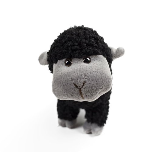 BABY FRANKIEZHOU Sheep Lamb Plush, Soft Cute Black Lamb Plush Toy, Children's Sheep Plush Toys, Gifts Children Standing 6.5inch