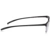 Foster Grant Men's Paolo Square Reading Glasses, Black/Transparent, 59 mm + 1.25