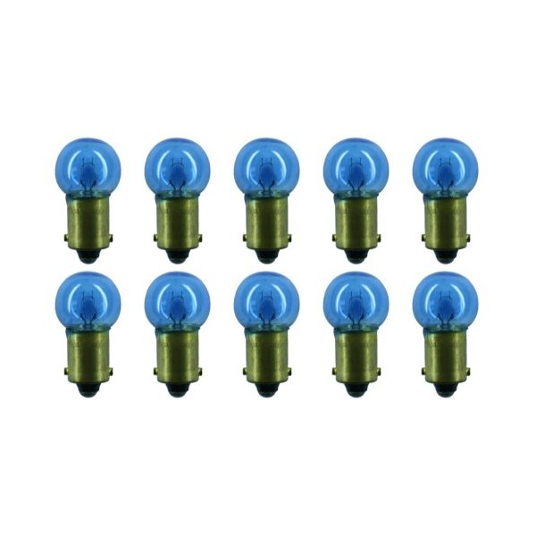 CEC Industries #1895B (Blue) Bulbs, 14 V, 3.78 W, BA9s Base, G-4.5 shape (Box of 10)