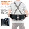 Ergodyne ProFlex 2000SF Back Support Brace, 8.5" Spandex, V-Shape Design and Patented Stays for Added Support, 2XL,Black