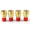 TIANLYLIN 40pcs TIG Gas Lens Collet Body & #4 ~ #12 Pyrex Cup Kit DB SR WP 9 20 25 TIG Welding Torch