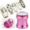 Nail Art Stamper, Transparent Soft Stamper and Scraper Set DIY Nail Stampers Stamping Tools YZ02