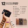 MinaiBrow Tint Kit Dark Brow | Natural Spot Coloring Brow Tinting Powder with Stain remover, Softly Removes Color from Skin - Smudge Proof Tint