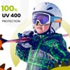OutdoorMaster Kids Ski Goggles, Snowboard Goggles - Snow Goggles for Kids,Youth with Anti-Fog 100% UV Protection Spherical Lens - Bluebird Day