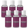 Personalized Houndstooth w/Pink Accent Travel Bottles