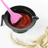 4pcs Hair Dye Bowl Salon Hair Color Bowl Mixing Bowls For Hair Color Hair Hair Dye Coloring (Black)