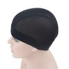 YTBYT 3 Pcs Mesh Cap Wig Caps for Making Wig Stretchy Wig Cap with Wide Elastic Band (Black Mesh Cap S)