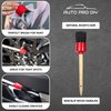 AUTO PRO DIY 11 Piece Car Detailing Kit Set - Car Wheels, Exterior, Interior Cleaning Detail Supplies - Boars Hair, Stainless Steel Wire, Duster Brushes