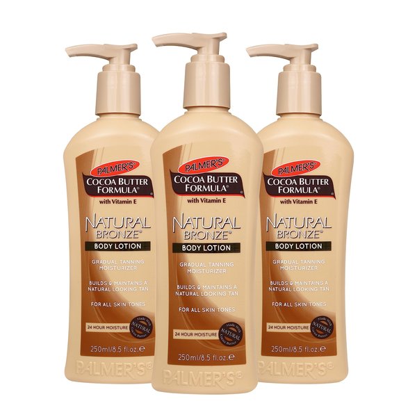 Palmer's Cocoa Butter Formula Natural Bronze Body Lotion, 8.5 Ounces (Pack of 3)