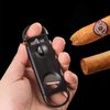 Cigar Cutter Guillotine V-Cut Cigar Cutter Cigar Punch with Key Chain 4 Pack (4)