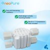 1/4" 4-Way Auto Shut-Off Valve for RO Systems – Quick-Connect Fittings, Food-Grade POM Material, Easy Installation - White
